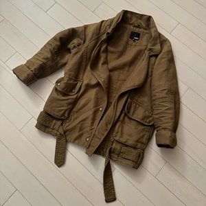 Wilfred Free Linen/Cotton biker jacket size XS